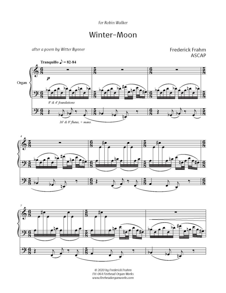 Frahm Winter-Moon first page