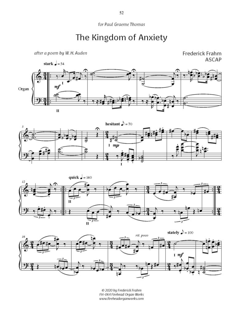 Frahm Kingdom of Anxiety first page